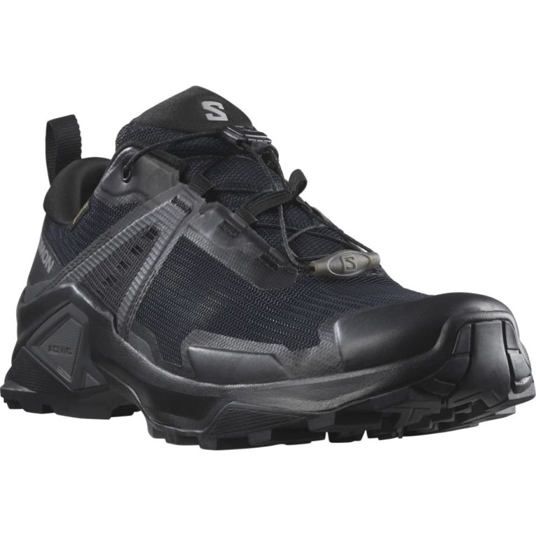 Black Salomon X Raise 2 GTX Men's Hiking Shoes | IE AW4086